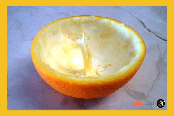 ساخت شمع با پوست پرتقال