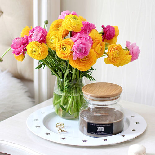 شمع کلاسیک آگنی کوچک رایحه قهوه